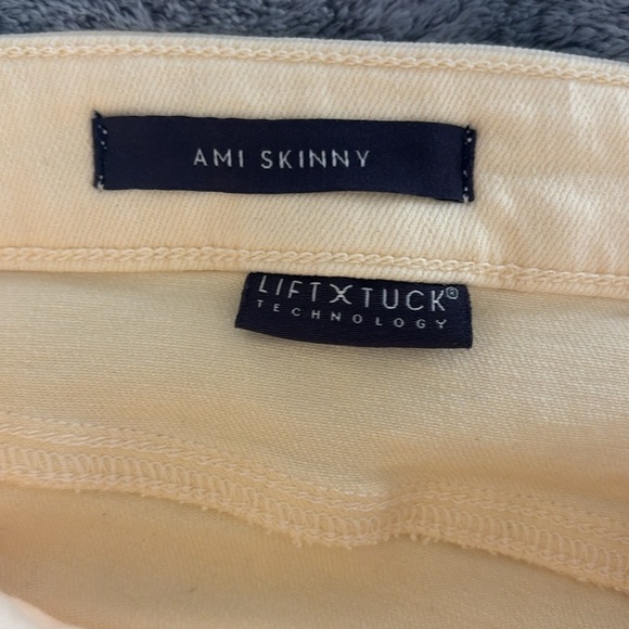 NYDJ Ami Skinny in Light Yellow Size 14 EUC - Picture 2 of 9